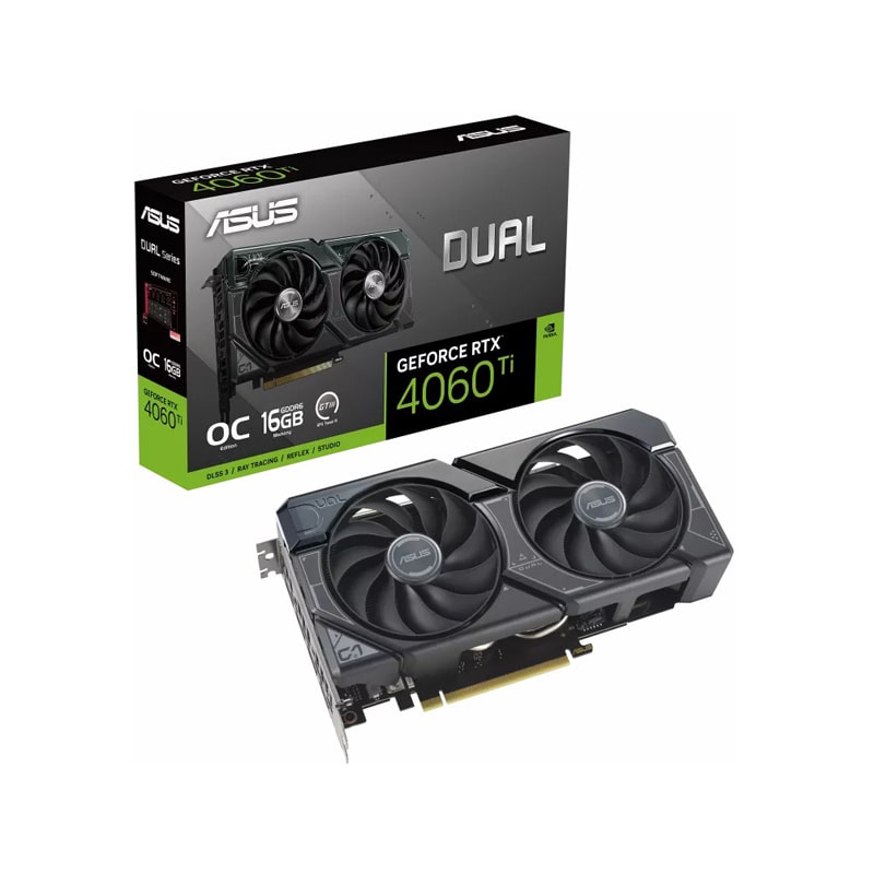 کارت گرافیک ASUS Dual RTX 4060 Ti OC 16G کارت گرافیک ASUS Dual RTX 4060 Ti OC 16G