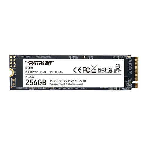 اس اس دی پاتریوت P300 M.2 2280 NVMe PCIe 256GB