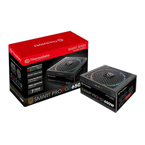 پاور 650 وات ترمالتیک مدل Smart Pro RGB 650W  Bronze پاور 650 وات ترمالتیک مدل Smart Pro RGB 650W  Bronze
