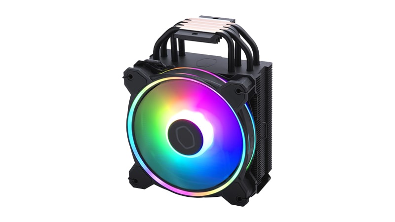 خنک کننده پردازنده cooler master HYPER 212 HALO Black خنک کننده پردازنده cooler master HYPER 212 HALO Black