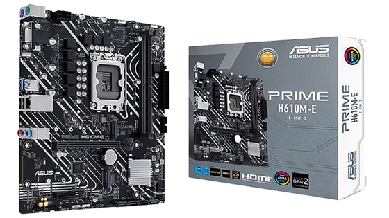 مادربرد Asus Prime H610 M-E CSM DDR5 مادربرد Asus Prime H610 M-E CSM DDR5