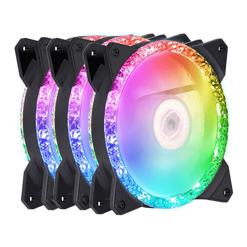 فن کیس کولر مستر MASTERFAN MF120 PRISMATIC بسته 3 عددی