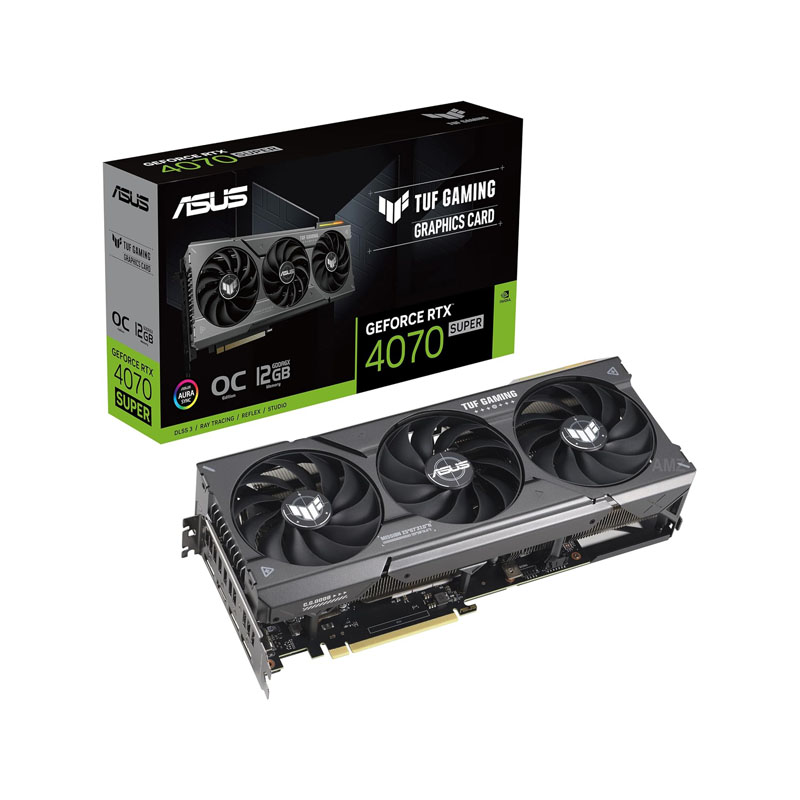 کارت گرافیک ایسوس TUF Gaming GeForce RTX 4070 SUPER 12GB GDDR6X کارت گرافیک ایسوس TUF Gaming GeForce RTX 4070 SUPER 12GB GDDR6X