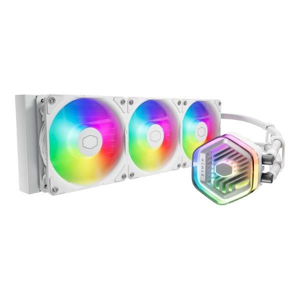 کولر پردازنده Cooler Master MasterLiquid 360 Atmos - white کولر پردازنده Cooler Master MasterLiquid 360 Atmos - white