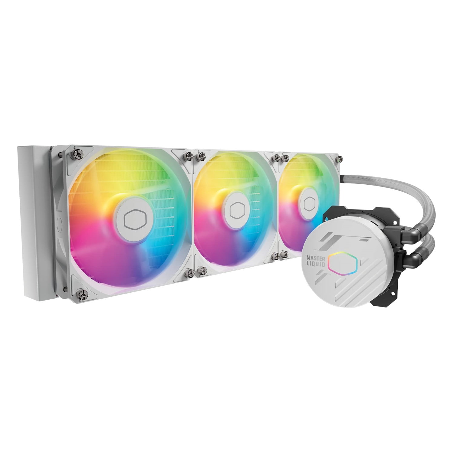 کولر پردازنده Cooler Master MasterLiquid 360L Core ARGB - White کولر پردازنده Cooler Master MasterLiquid 360L Core ARGB - White