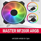 فن کیس کولر مستر مدل MASTERFAN MF200R ARGB